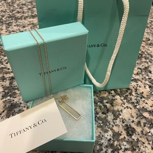 Tiffany & Co. Somerset Square SV Sterling Silver 925 Women's Mesh Pendant